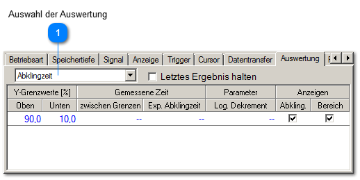 Auswertung von Signalen - Oszilloskop