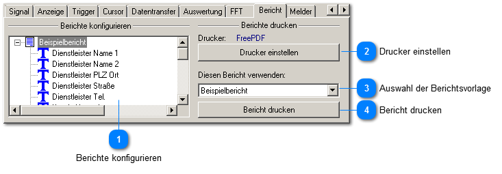 Bericht drucken