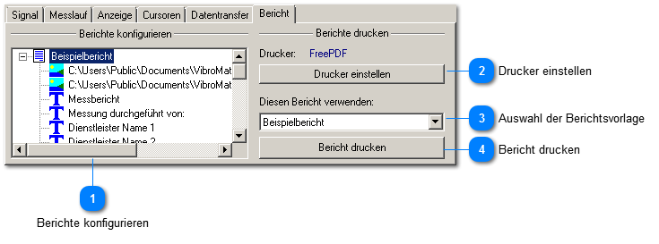 Bericht drucken