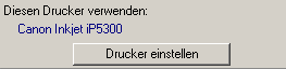 2. Drucker einstellen