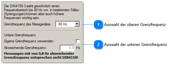 Einstellung des Instrumententyps