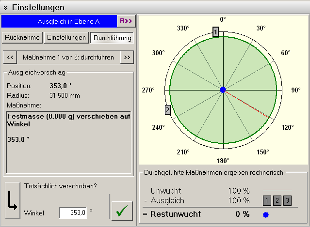 3. Hauptanzeige