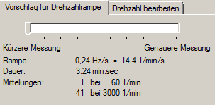 4. Vorschlag für Drehzahlrampe