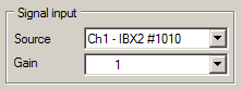 1. Signal input