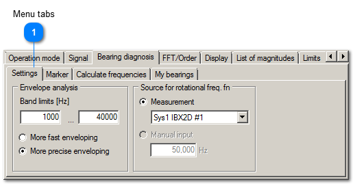 Bearing diagnosis