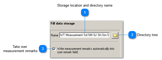 Data storage settings