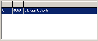 7. List of detected  output modules