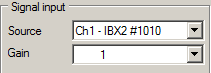 1. Signal input