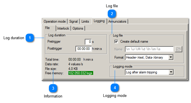 File settings