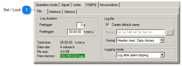 Logging (Recording)