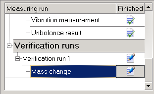 1. Mass change selected