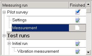 1. Measurement selected