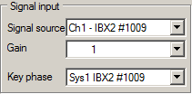 1. Signal input