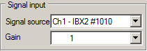 1. Signal input