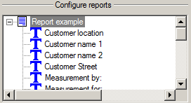 1. Configure reports