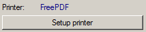 2. Printer setup