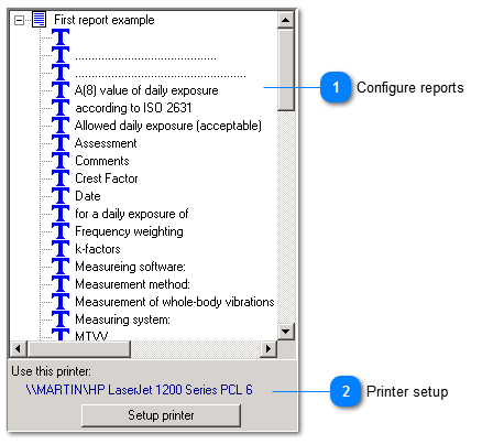 Report templates