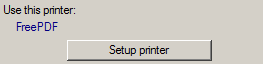 2. Printer setup