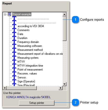 Report templates