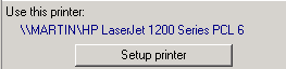 2. Printer setup