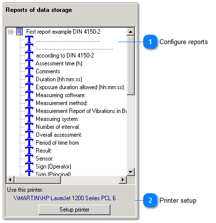 Report templates