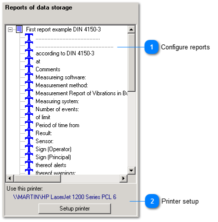 Report templates