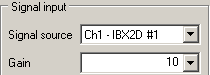 2. Signal input