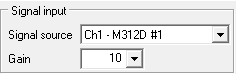 2. Signal input