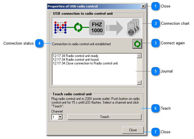 Teach radio switches